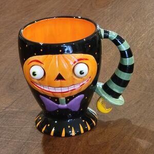 Department 56 - Halloween Google Eye Mug Pumpkin